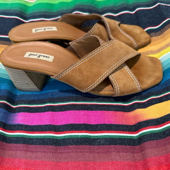 Paul Green Cody Suede Slide Sandal - Picture 6 of 7